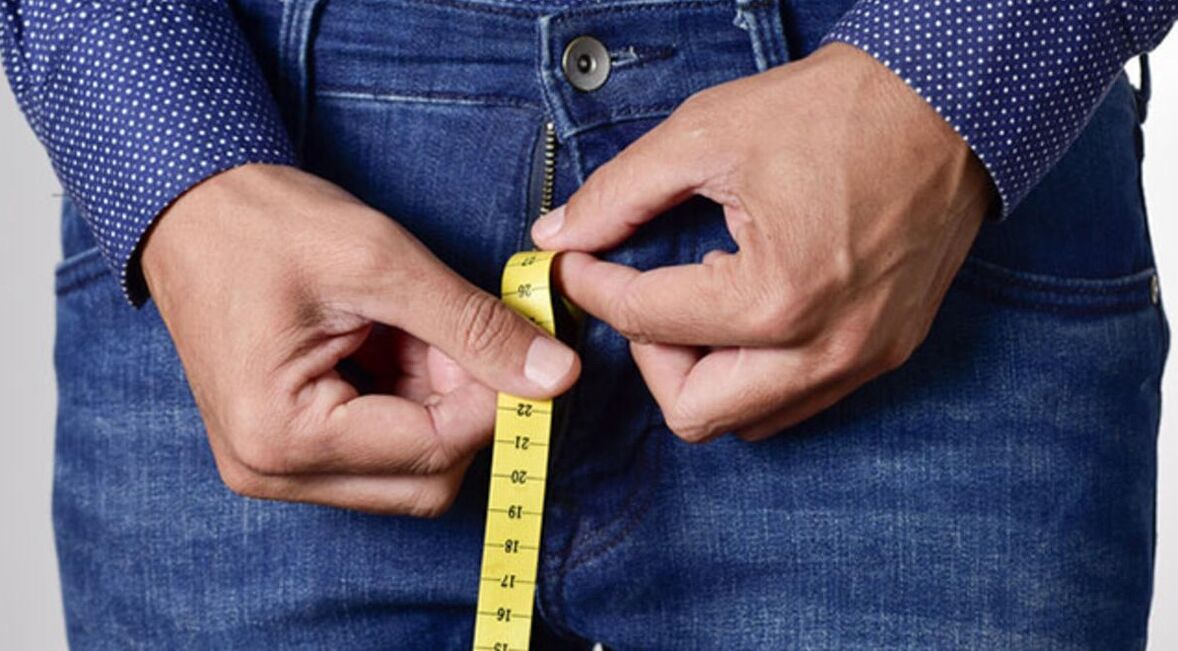 measuring the penis before enlarging